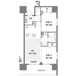 ラグゼナ八王子横山町の物件間取画像